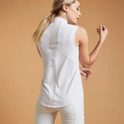 Women's Horse Riding Sleeveless Show Shirt 500 -Outdoor Sporting Goods k586e3cb0642d1e52f41cd8650f6e2b57