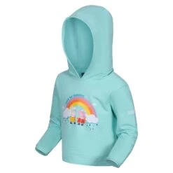 Regatta Childrens/Kids Peppa Pig Rainbow Hoodie (Aruba Blue) -Outdoor Sporting Goods k5937c8242781272ca62cbe2372dfc456