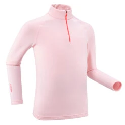 WEDZE Kids’ Ski Base Layer Top - BL 500 1/2 Zip -Outdoor Sporting Goods k5e10114c8d24c93cd16c6b5ca61dc86d