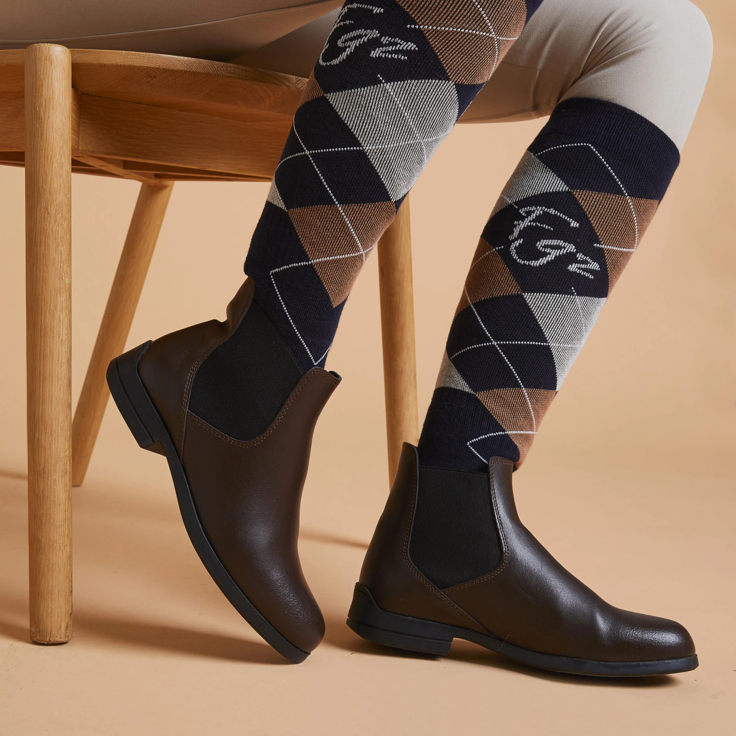 Adult Leather Horse Riding Jodhpur Boots 500 11 Adult Leather Horse Riding Jodhpur Boots 500 - Image 9