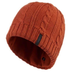 WEDZE Cable Stitch Adult Ski Hat Plum -Outdoor Sporting Goods k6030e4fd12d4d78c71561634aa5e1a94
