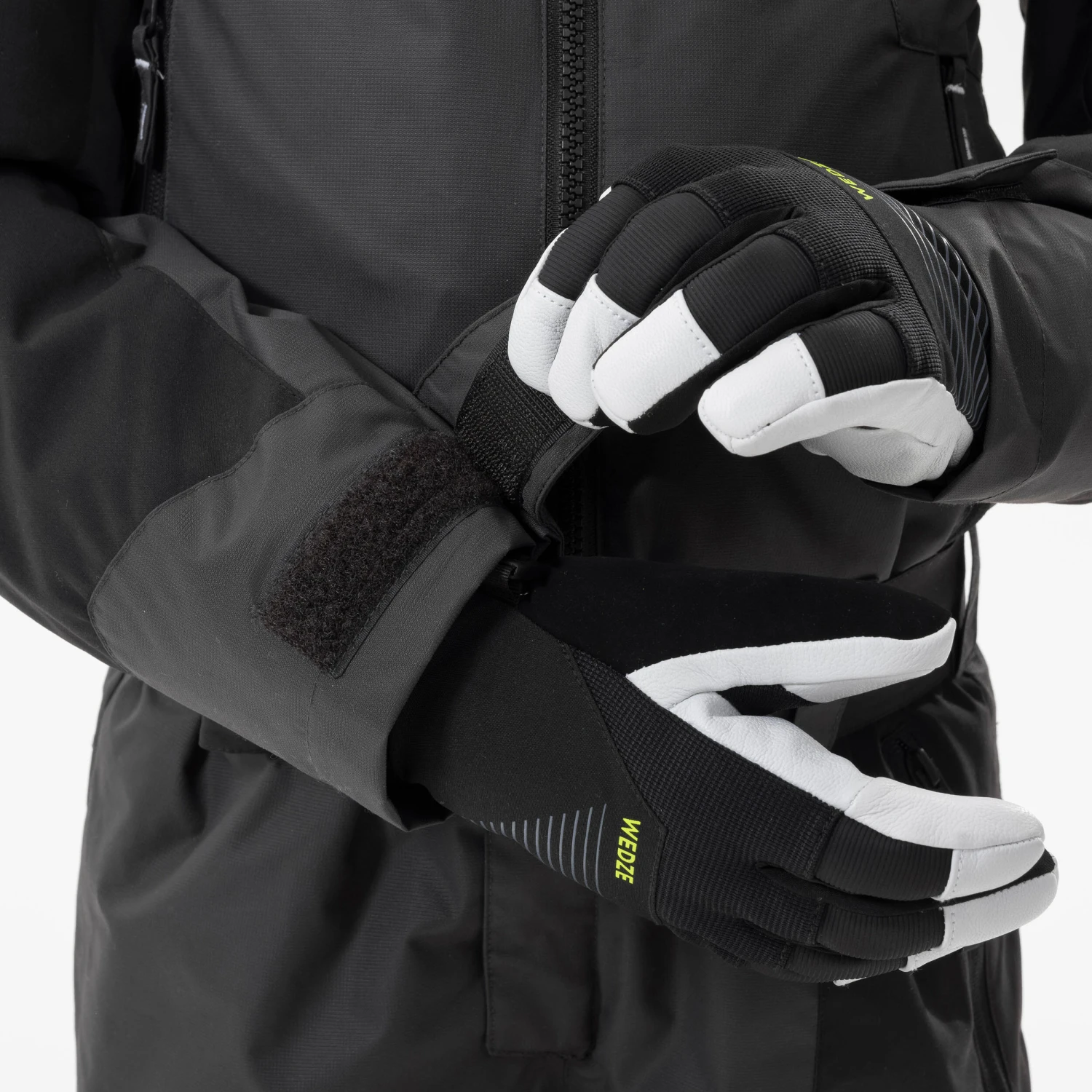 WEDZE KIDS’ WARM AND WATERPROOF SKI SUIT 500 GREY 4 WEDZE KIDS’ WARM AND WATERPROOF SKI SUIT 500 GREY - Image 2