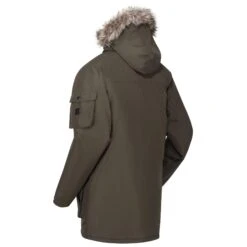 Regatta Mens Salinger II Faux Fur Insulated Parka (Black) -Outdoor Sporting Goods k675168e41b6597aa5ddbc95ab1a40704