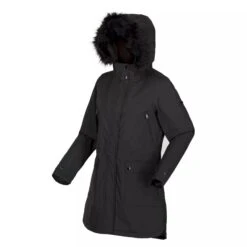Regatta Womens/Ladies Sabinka Faux Fur Trim Parka (Slate Blue) -Outdoor Sporting Goods k67bb162f32a719842562611fdda39853