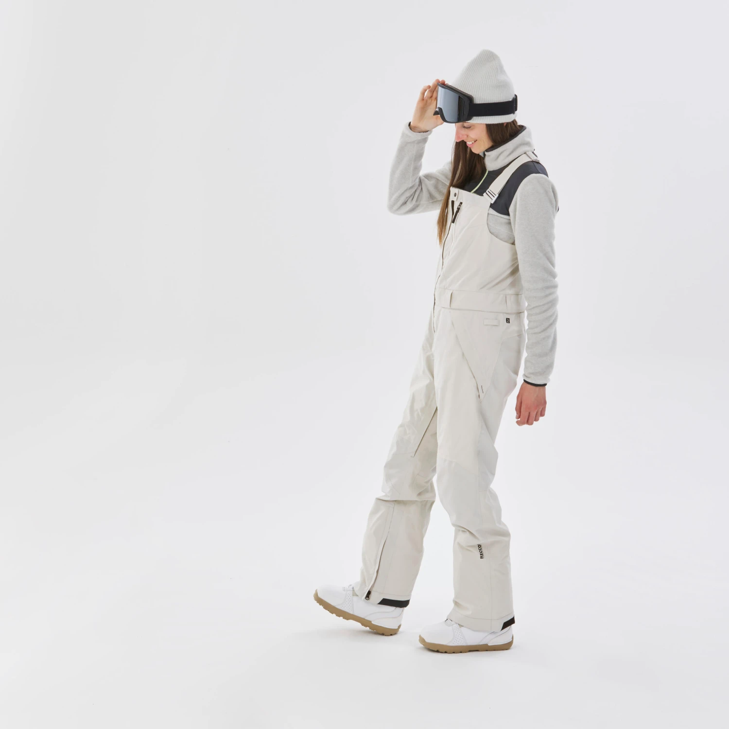 Women's Waterproof Snowboard Salopettes SNB BIB 900 4 Women's Waterproof Snowboard Salopettes SNB BIB 900 - Image 2