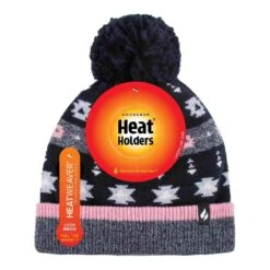 Ladies Warm Knit Fleece Lined Winter Warm Hat With Pom Pom -Outdoor Sporting Goods k6e465a1338d34561401022eec1908f15