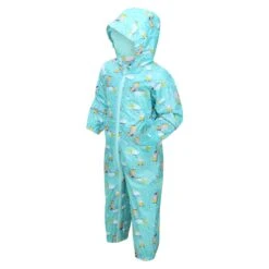 Regatta Childrens/Kids Pobble Peppa Pig Clouds Waterproof Puddle Suit (Aruba Blue) 9 Regatta Childrens/Kids Pobble Peppa Pig Clouds Waterproof Puddle Suit (Aruba Blue) -Outdoor Sporting Goods k6ed05a3d9be42b387a2867209c9b8293