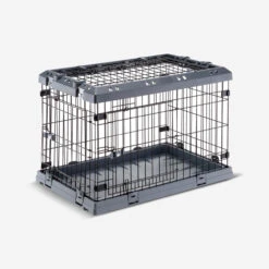 FERPLAST FOLD-DOWN MESH TRANSPORT CARRIER SUPERIOR 75 (M) FOR 1 DOG.