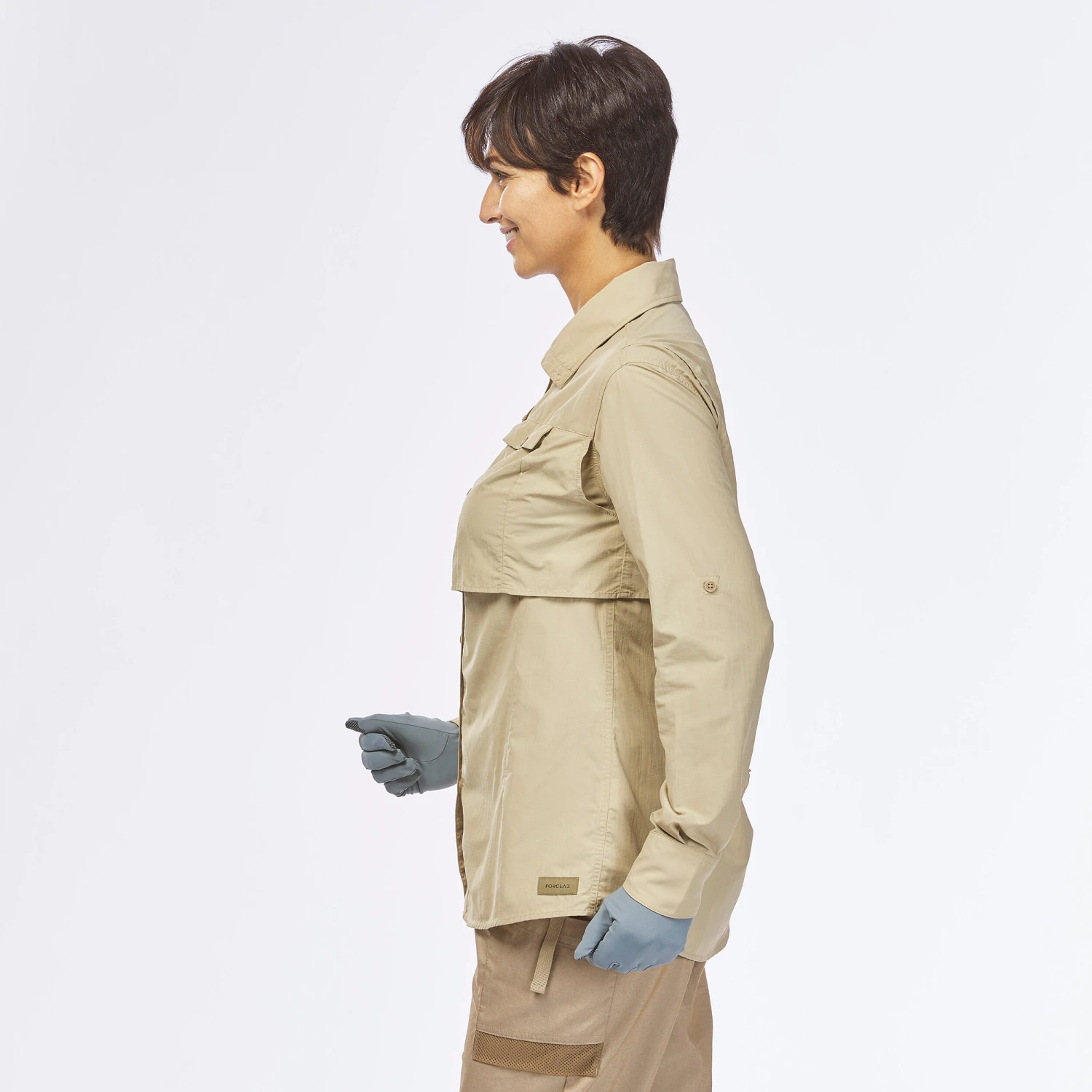 Women's Anti-UV Long-sleeved Desert Trekking Shirt DESERT 900 8 Women's Anti-UV Long-sleeved Desert Trekking Shirt DESERT 900 - Image 6