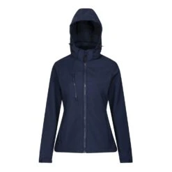 Regatta Womens/Ladies Venturer Hooded Soft Shell Jacket (Black) 30 Regatta Womens/Ladies Venturer Hooded Soft Shell Jacket (Black) -Outdoor Sporting Goods k728979922cc9047d3805002d44d0b4c8