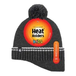 Boys Patrol Ribbed Bobble Pom Pom Hat For Winter -Outdoor Sporting Goods k753eceabb8f7244067cb84bbc0f6df96