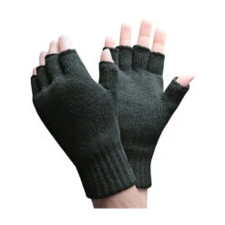 Mens Winter Warm 3.2 TOG Fleece Lined Fingerless Gloves -Outdoor Sporting Goods k7621f073c9fdf228903f7f6059fb8293