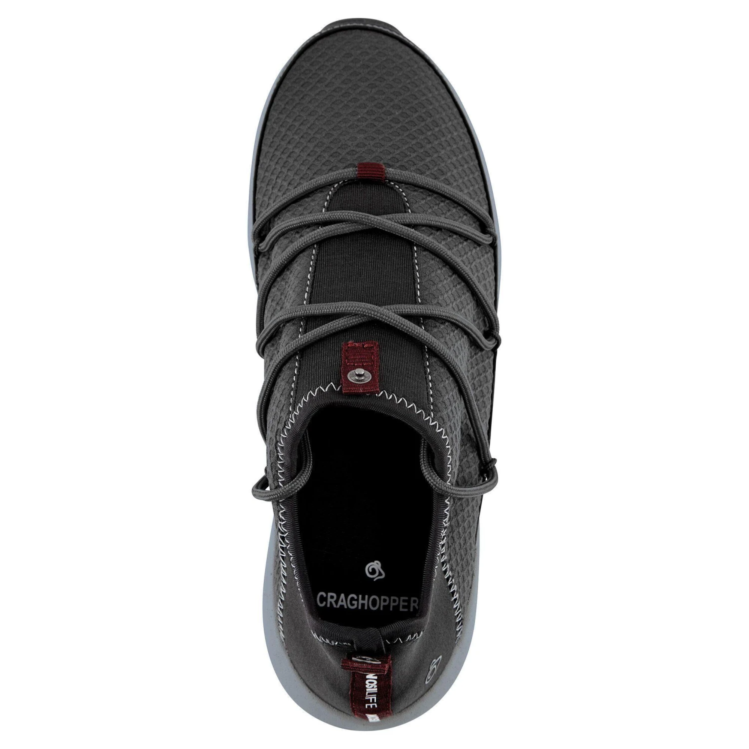 Craghoppers Mens Locke Trainers (Cloud Grey/Black) 10 Craghoppers Mens Locke Trainers (Cloud Grey/Black) - Image 8