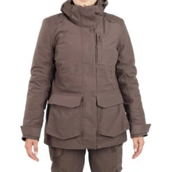 HUNTING WOMEN’S 3-IN-1 WARM WATERPROOF JACKET 500 - BROWN 23 HUNTING WOMEN’S 3-IN-1 WARM WATERPROOF JACKET 500 - BROWN -Outdoor Sporting Goods k7b5f5bbf359c5799315d279c3cec2a3d