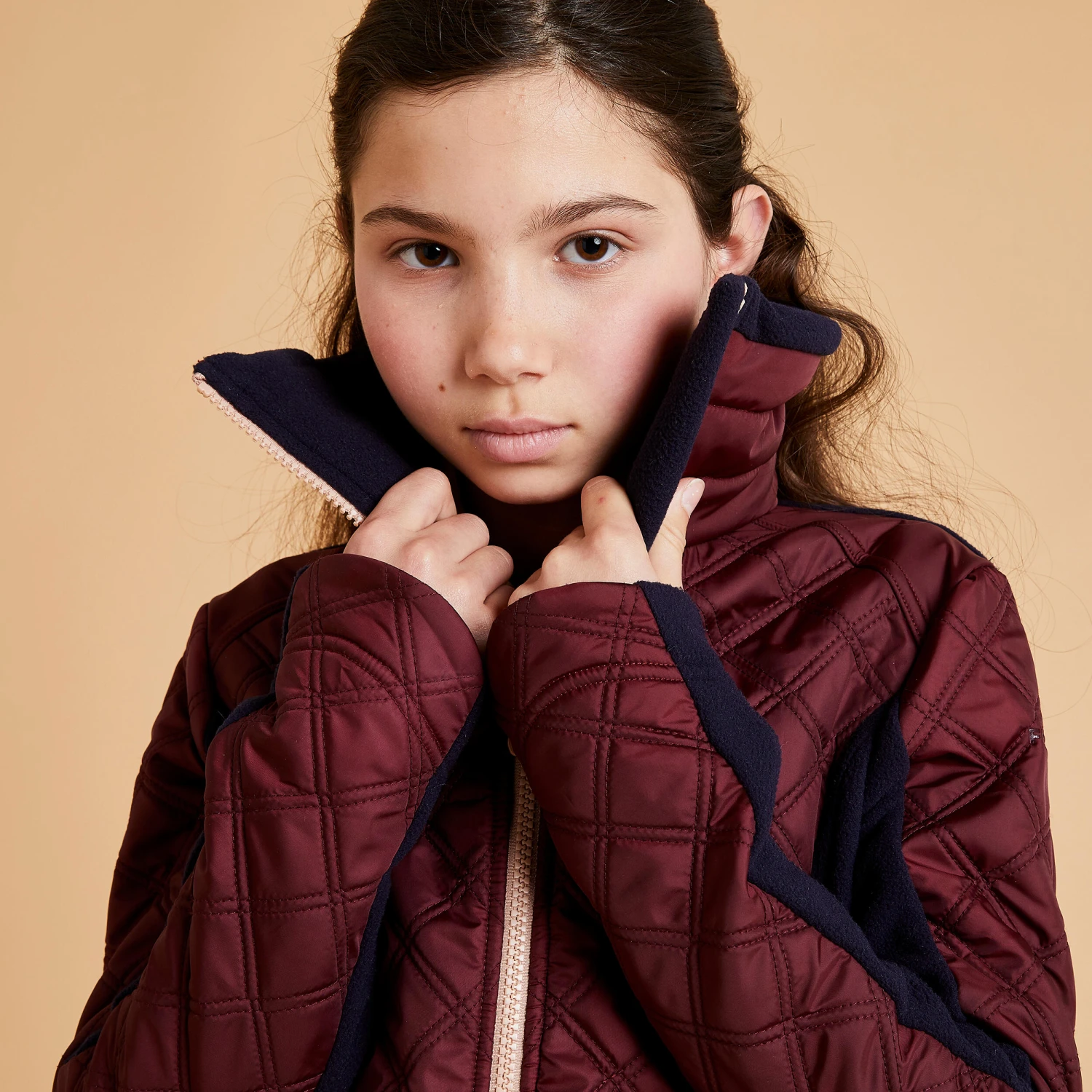 Kids' Horse Riding Bi-Material Warm Fleece 500 12 Kids' Horse Riding Bi-Material Warm Fleece 500 - Image 10