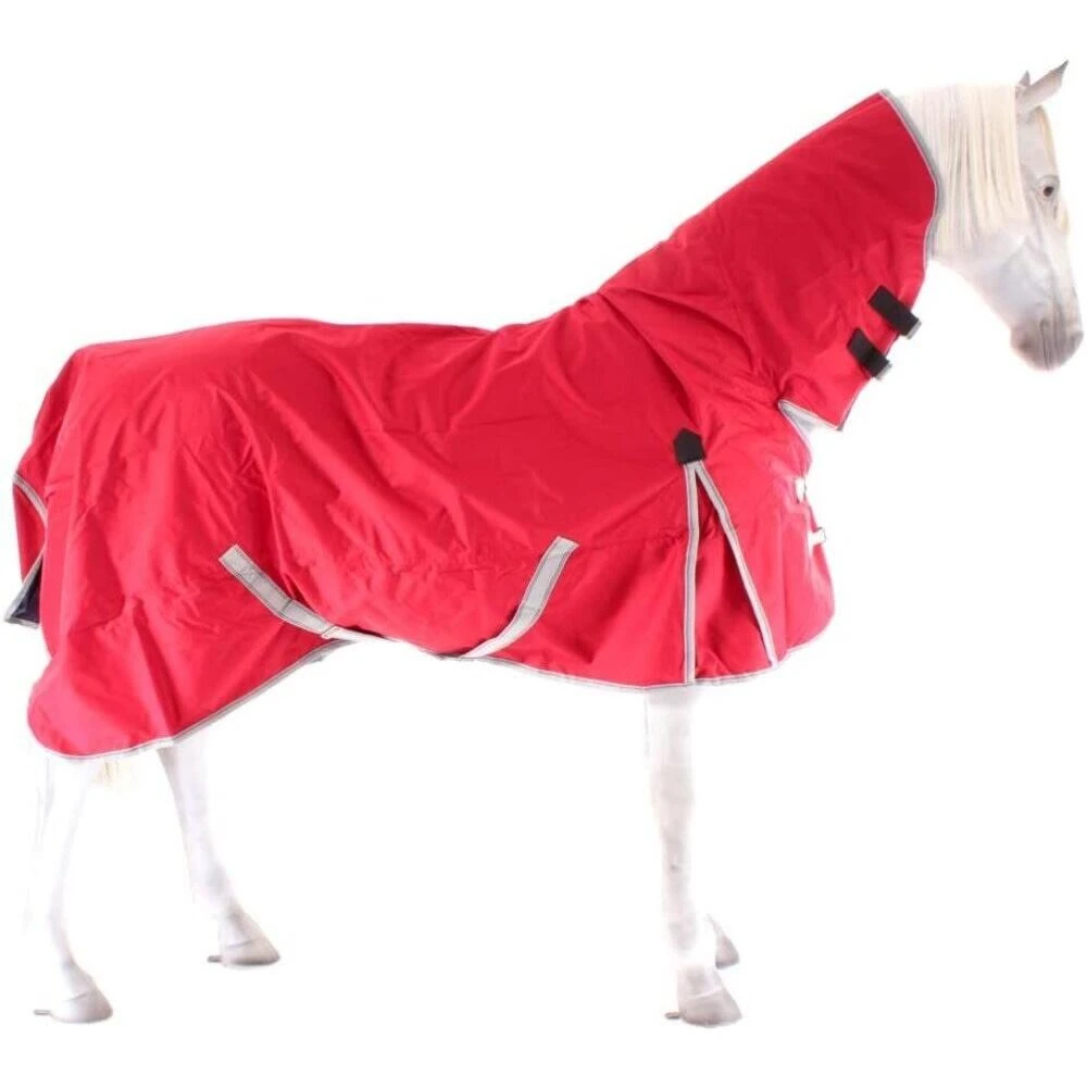 Weatherbeeta Comfitec Classic Combo Neck Horse Turnout Rug (Red/Silver/Navy) 3 Weatherbeeta Comfitec Classic Combo Neck Horse Turnout Rug (Red/Silver/Navy)