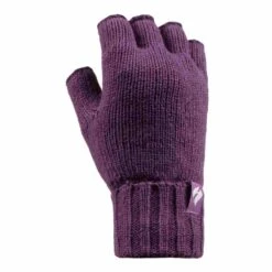 Ladies Solid Knitted Fleece Lined Thermal Fingerless Gloves -Outdoor Sporting Goods k80c65ff9126f5de6d5857f68bc1fc0dd