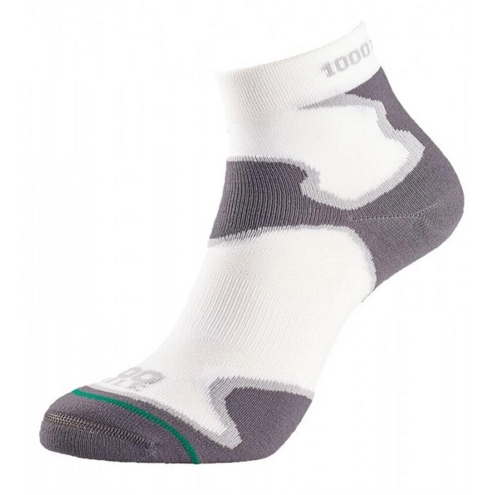 Womens/Ladies Fusion Ankle Socks (Black/Green) 4 Womens/Ladies Fusion Ankle Socks (Black/Green) - Image 2