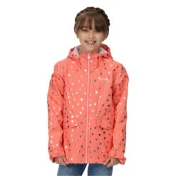 Regatta Childrens/Kids Belladonna Waterproof Jacket (Fusion Coral) -Outdoor Sporting Goods k8386e59d656eef0b28986064a02e9e50