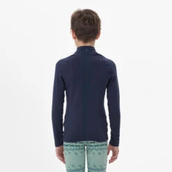 WEDZE Kids’ Ski Base Layer Top - BL 500 1/2 Zip -Outdoor Sporting Goods k85f2901acbe6d1a853e3069800481425