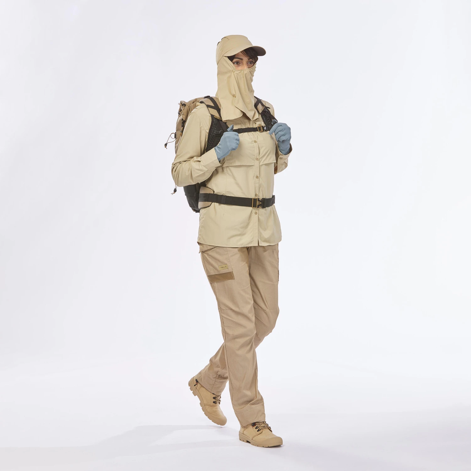 Women's Anti-UV Long-sleeved Desert Trekking Shirt DESERT 900 18 Women's Anti-UV Long-sleeved Desert Trekking Shirt DESERT 900 - Image 16