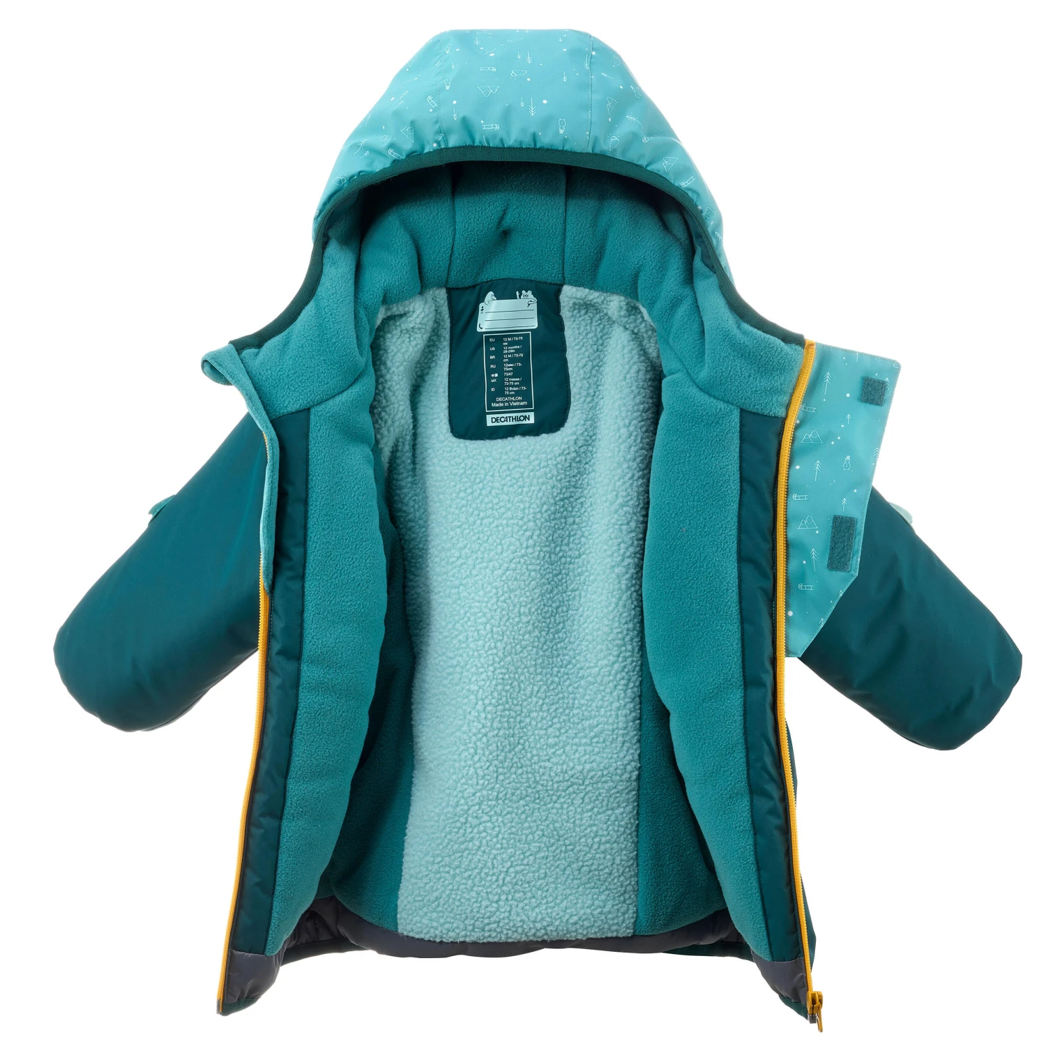 WEDZE Baby Ski Jacket WARM LUGIKLIP 21 WEDZE Baby Ski Jacket WARM LUGIKLIP - Image 19