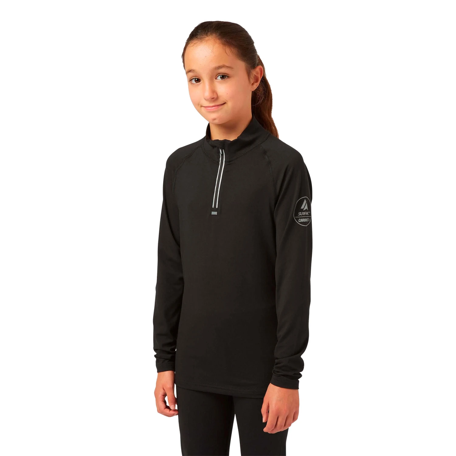 Cozy Zip Neck Black 3 Cozy Zip Neck Black