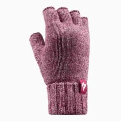 Ladies Solid Knitted Fleece Lined Thermal Fingerless Gloves -Outdoor Sporting Goods k89fe7b87905bff99a9421faa04e8513c