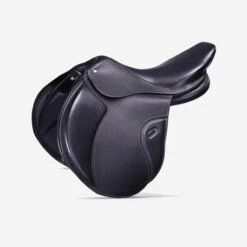 17.5" Versatile Leather Horse Riding Saddle For Horse - Brown -Outdoor Sporting Goods k8a0f9e8ecfef38e999aba5d01b485ff2