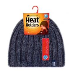 Mens 3.4 TOG Fleece Lined Ribbed Knitted Thermal Winter Hat -Outdoor Sporting Goods k8cec98107cfa76911a77e514fa5442c4