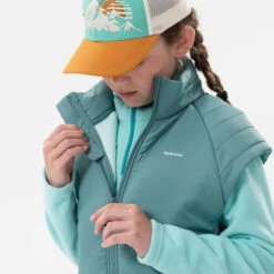 Quechua KIDS’ PADDED HIKING GILET - HYBRID AGED 7-15 -Outdoor Sporting Goods k8e89a01e3111d7007aa0cfad165a2e83