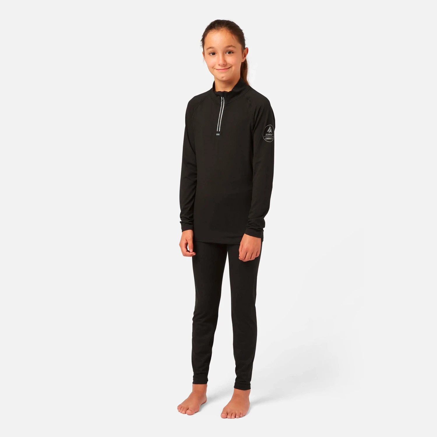 Cozy Zip Neck Black 7 Cozy Zip Neck Black - Image 5