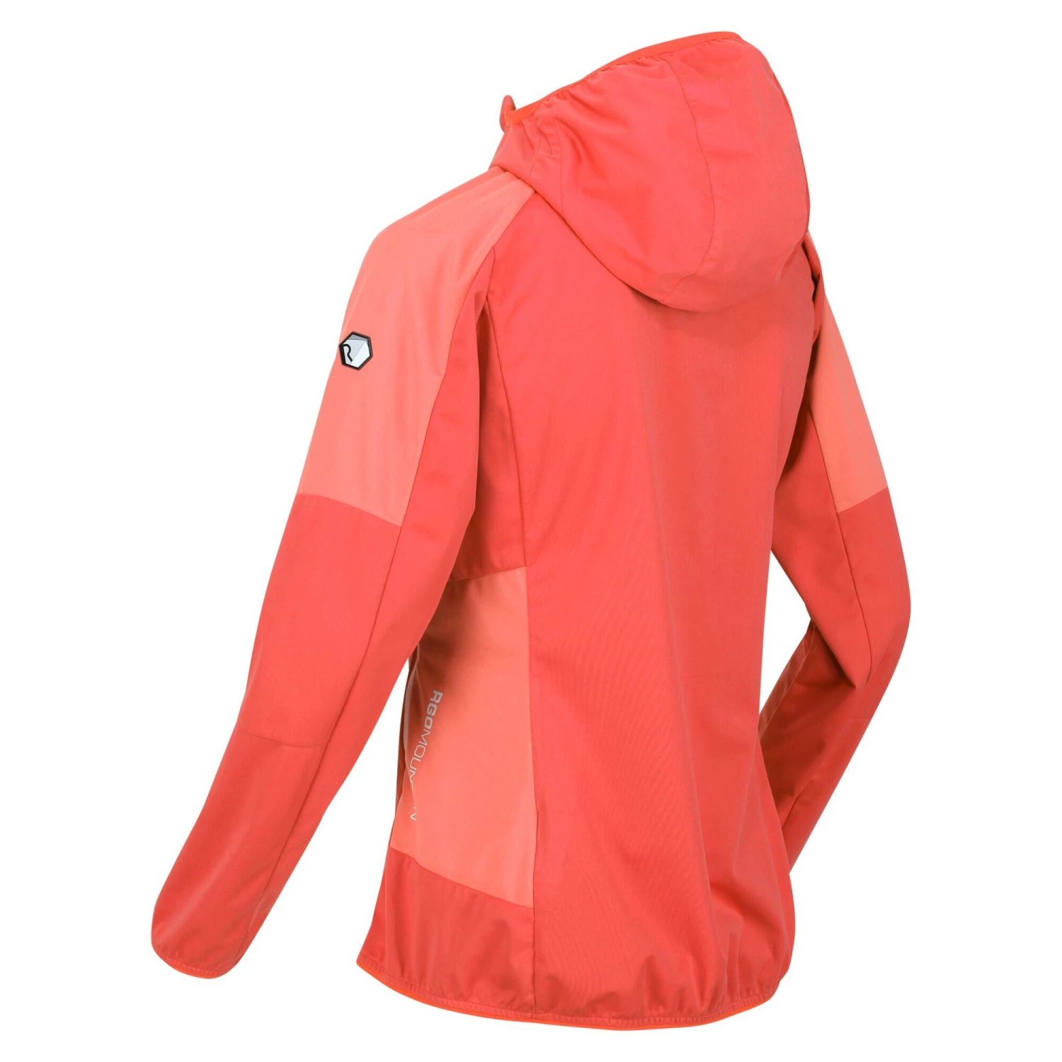 Regatta Womens/Ladies Tarvos IV Softshell Jacket (Neon Peach/Fusion Coral) 5 Regatta Womens/Ladies Tarvos IV Softshell Jacket (Neon Peach/Fusion Coral) - Image 3