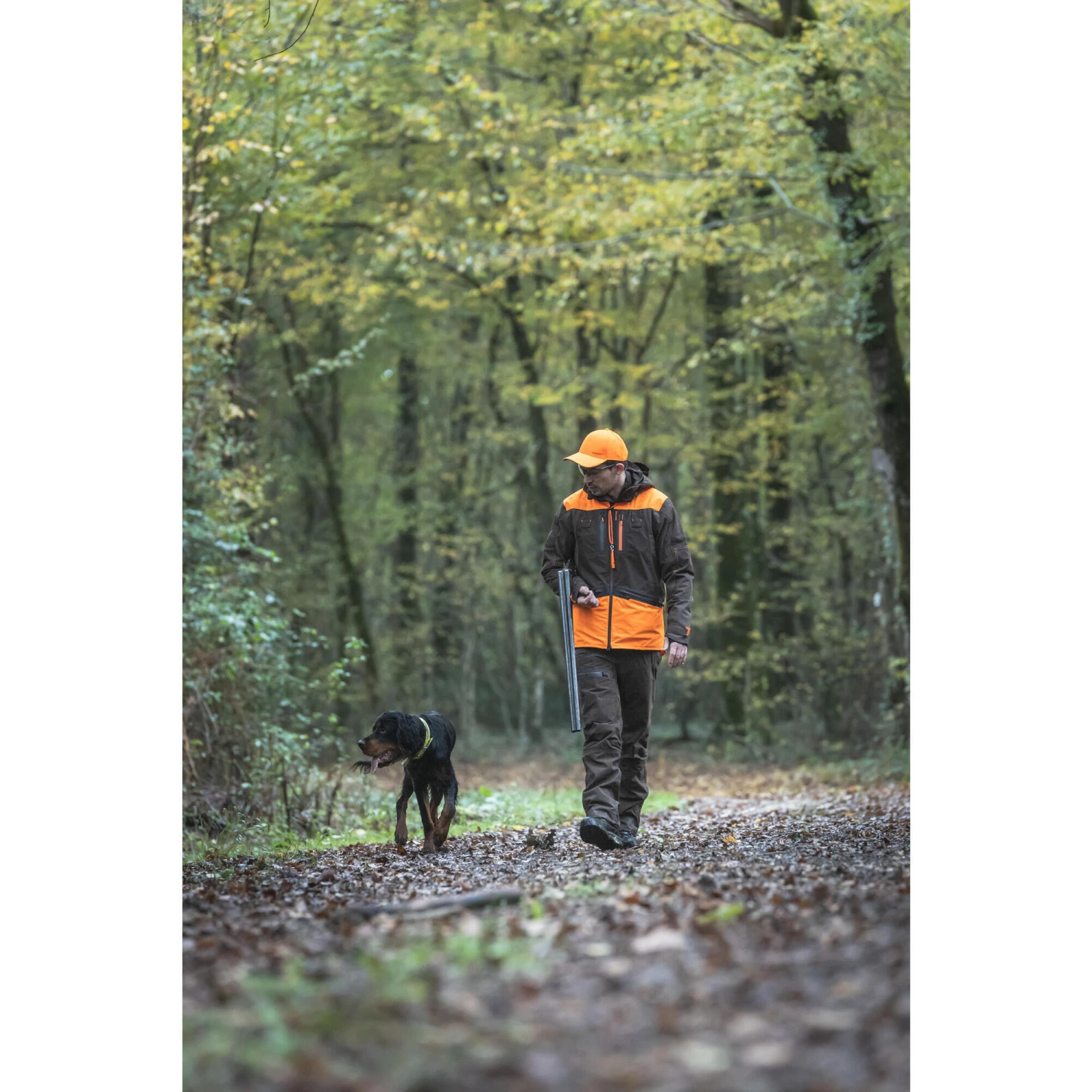 HUNTING WATERPROOF TROUSERS RENFORT 900 BROWN 4 HUNTING WATERPROOF TROUSERS RENFORT 900 BROWN - Image 2