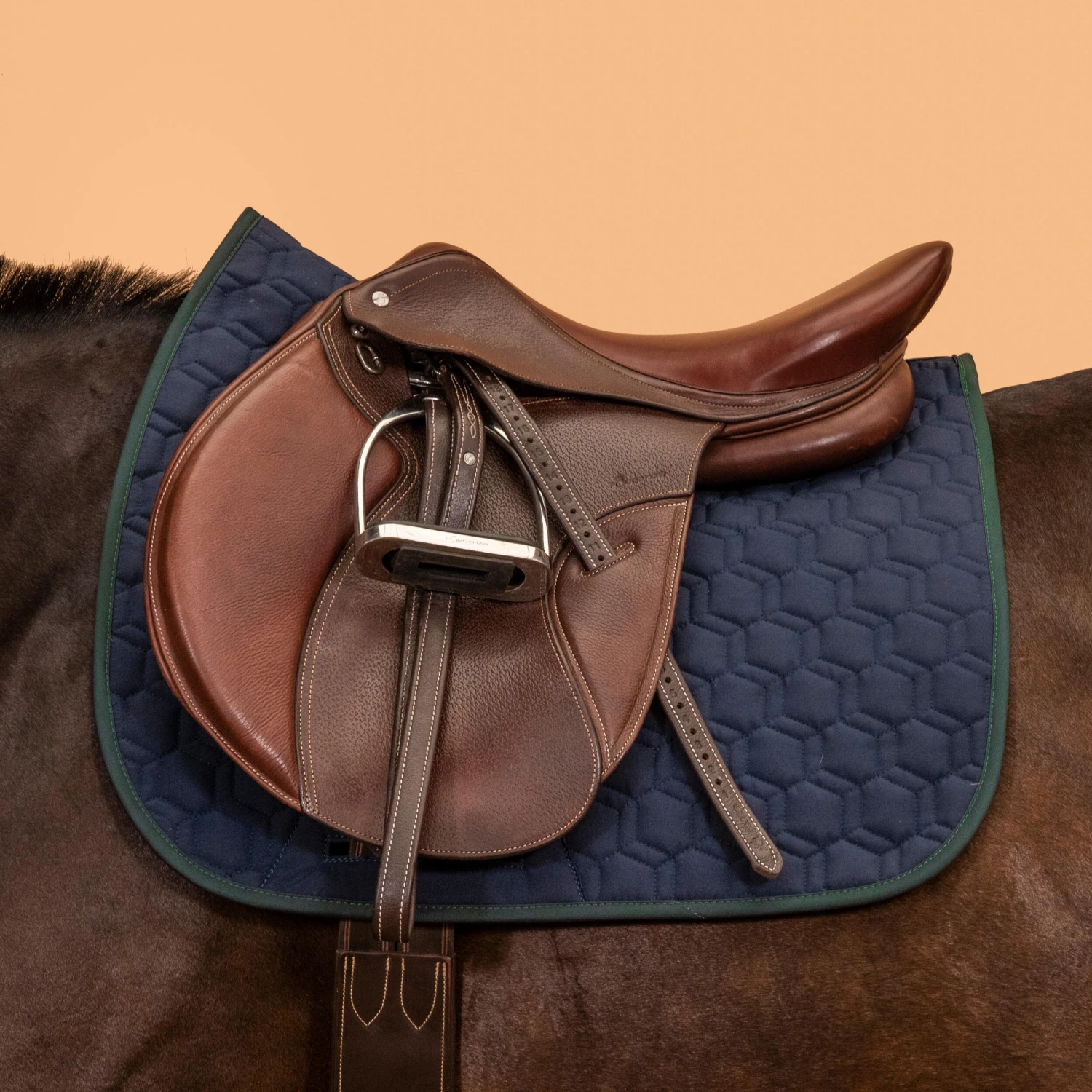 Reversible Horse Riding Saddle Cloth For Horse And Pony 500 13 Reversible Horse Riding Saddle Cloth For Horse And Pony 500 - Image 11