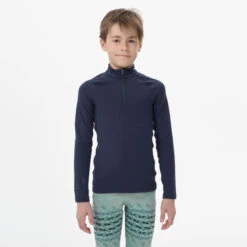 WEDZE Kids’ Ski Base Layer Top - BL 500 1/2 Zip -Outdoor Sporting Goods k943d41039cb8cf9c46e8c1f6790a464e