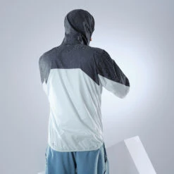 Quechua Men’s Fast Hiking Windbreaker Jacket FH500 Helium Wind Grey -Outdoor Sporting Goods k957662d41d6dff3020f465e8fcae61f2