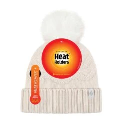 Ladies Winter Zigzag Patterned Fur Cuff Bobble Thermal Hat -Outdoor Sporting Goods k96894cabe81147a508c383bf6c9801a2