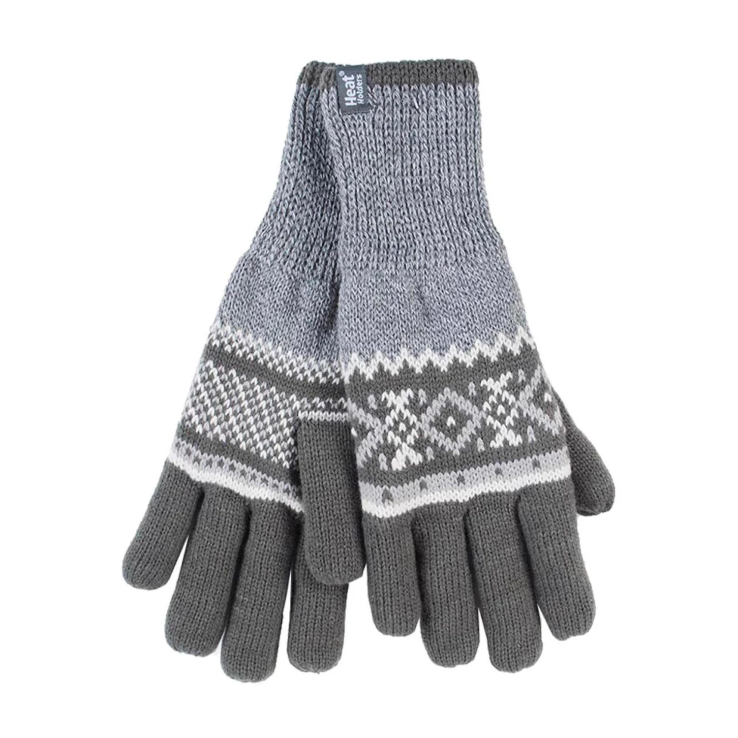 Mens Nordic Fairisle Knitted Fleece Lined Winter Thermal Gloves 7 Mens Nordic Fairisle Knitted Fleece Lined Winter Thermal Gloves - Image 5