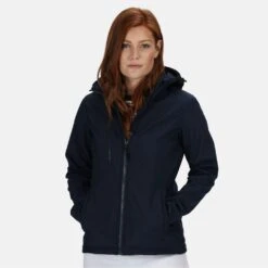 Regatta Womens/Ladies Venturer Hooded Soft Shell Jacket (Black) 32 Regatta Womens/Ladies Venturer Hooded Soft Shell Jacket (Black) -Outdoor Sporting Goods k978a97c39fba0a22ad19f9b625ea36c6
