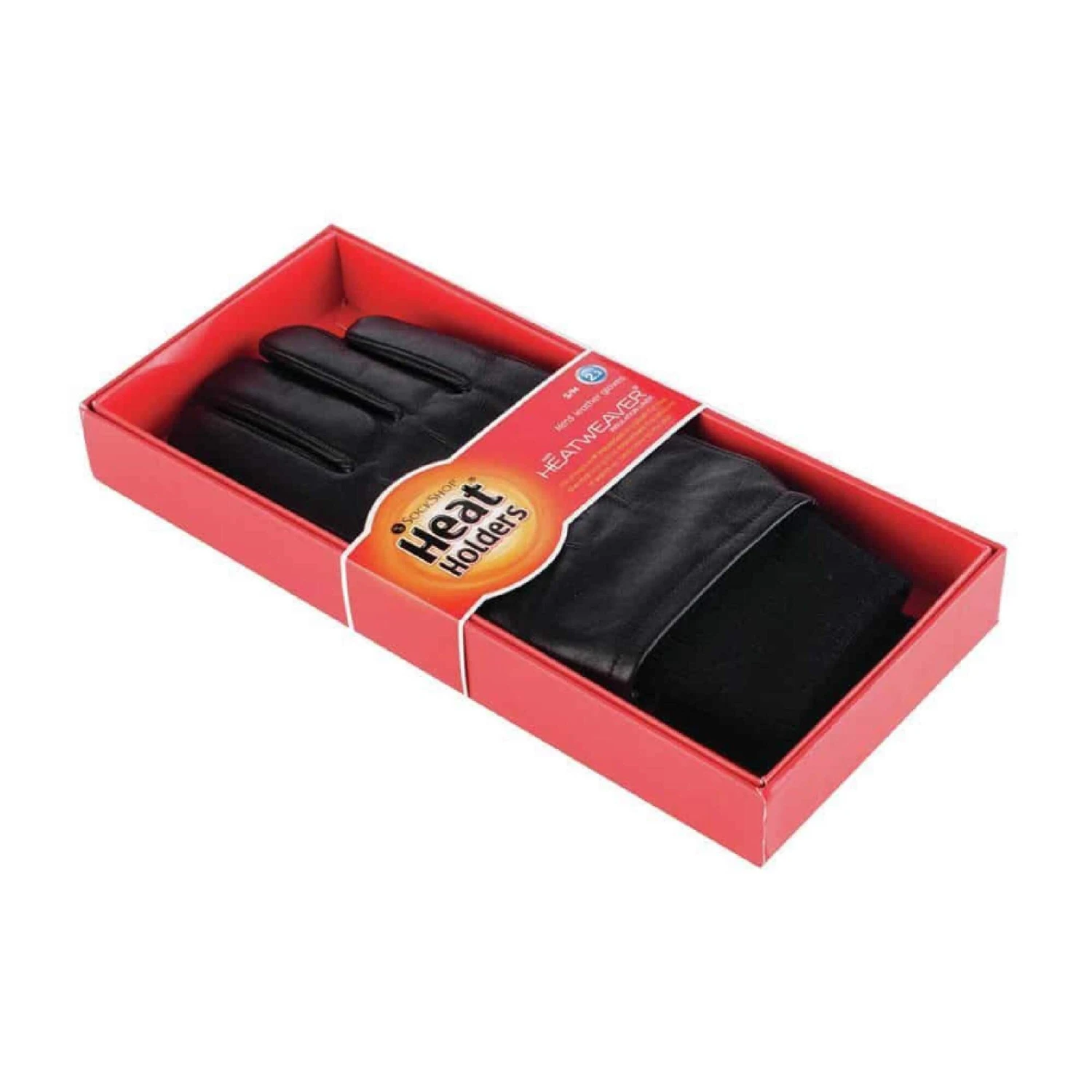 Mens Black Winter Fleece Lined Thermal Leather Gloves 4 Mens Black Winter Fleece Lined Thermal Leather Gloves - Image 2