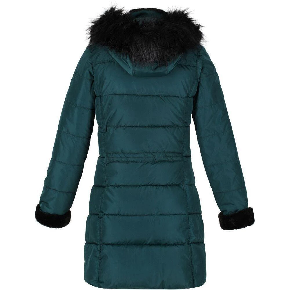 Regatta Womens/Ladies Della Insulated Parka (Evergreen) 4 Regatta Womens/Ladies Della Insulated Parka (Evergreen) - Image 2