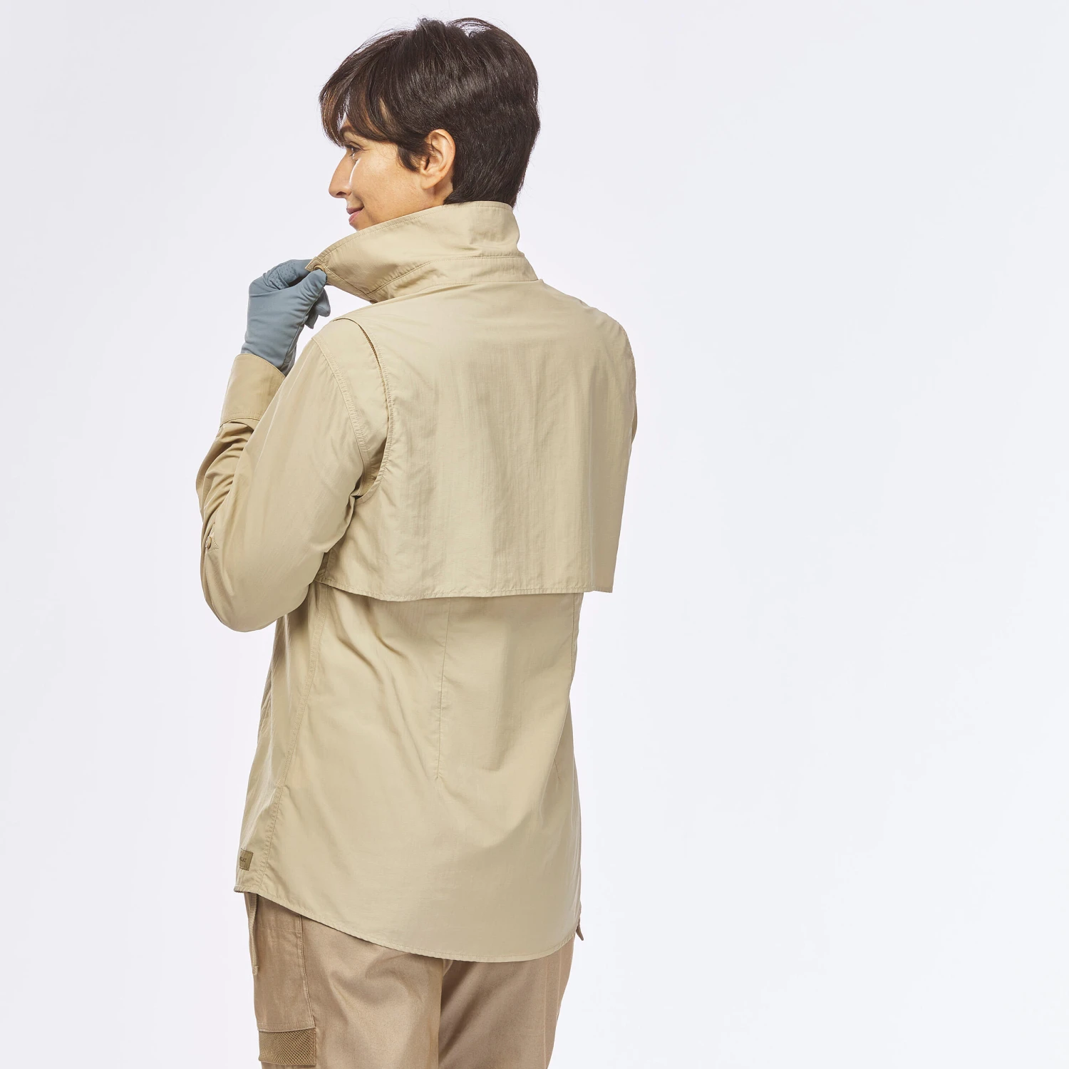 Women's Anti-UV Long-sleeved Desert Trekking Shirt DESERT 900 9 Women's Anti-UV Long-sleeved Desert Trekking Shirt DESERT 900 - Image 7