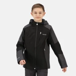 Regatta Calderdale II Kids' Hiking Waterproof Rain Jacket -Outdoor Sporting Goods k9a38d4aa40994d65d6cd84a28ce84c6b