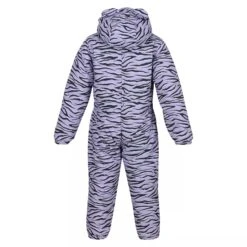 Regatta Childrens/Kids Penrose Zebra Print Puddle Suit (Pansy) -Outdoor Sporting Goods k9a4b5655b50a0395f7a528efd34e82bc