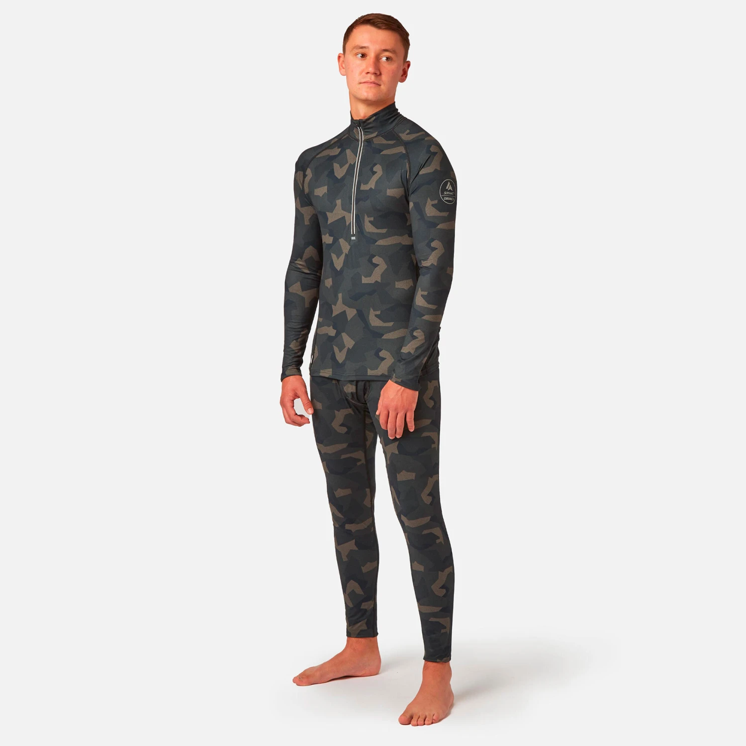 Bodyfit Limited Edition Zip Neck Forest Geo Camo 4 Bodyfit Limited Edition Zip Neck Forest Geo Camo - Image 2