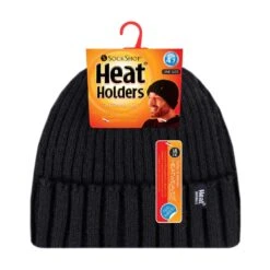 Mens Ribbed Knit Fleece Lined Warm Turn Over Cuff Thermal Beanie Hat -Outdoor Sporting Goods k9a5f8650fa746702ad8eaca28c3fcf7b