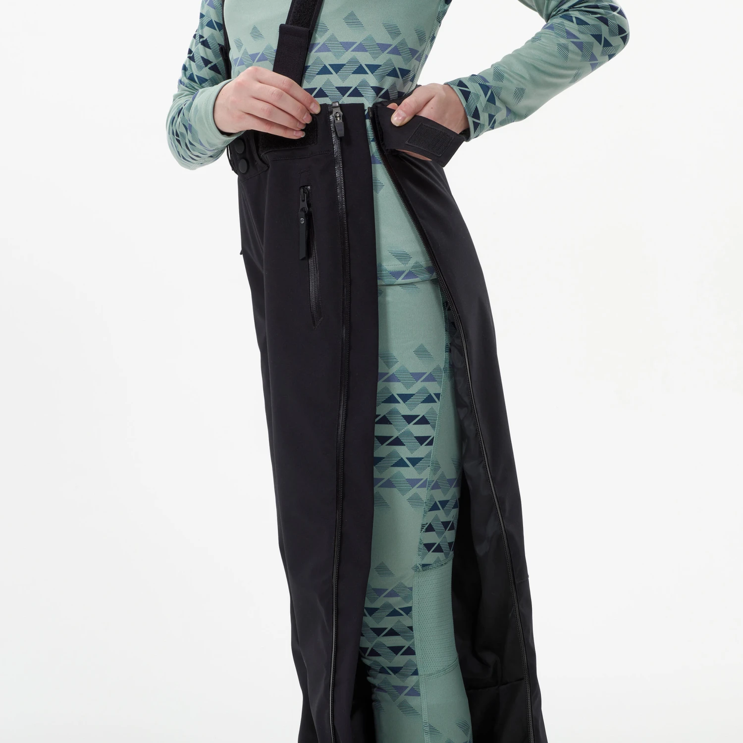 WEDZE KIDS’ REMOVABLE SKI CLUB COMPETITION TROUSERS - 980 8 WEDZE KIDS’ REMOVABLE SKI CLUB COMPETITION TROUSERS - 980 - Image 6