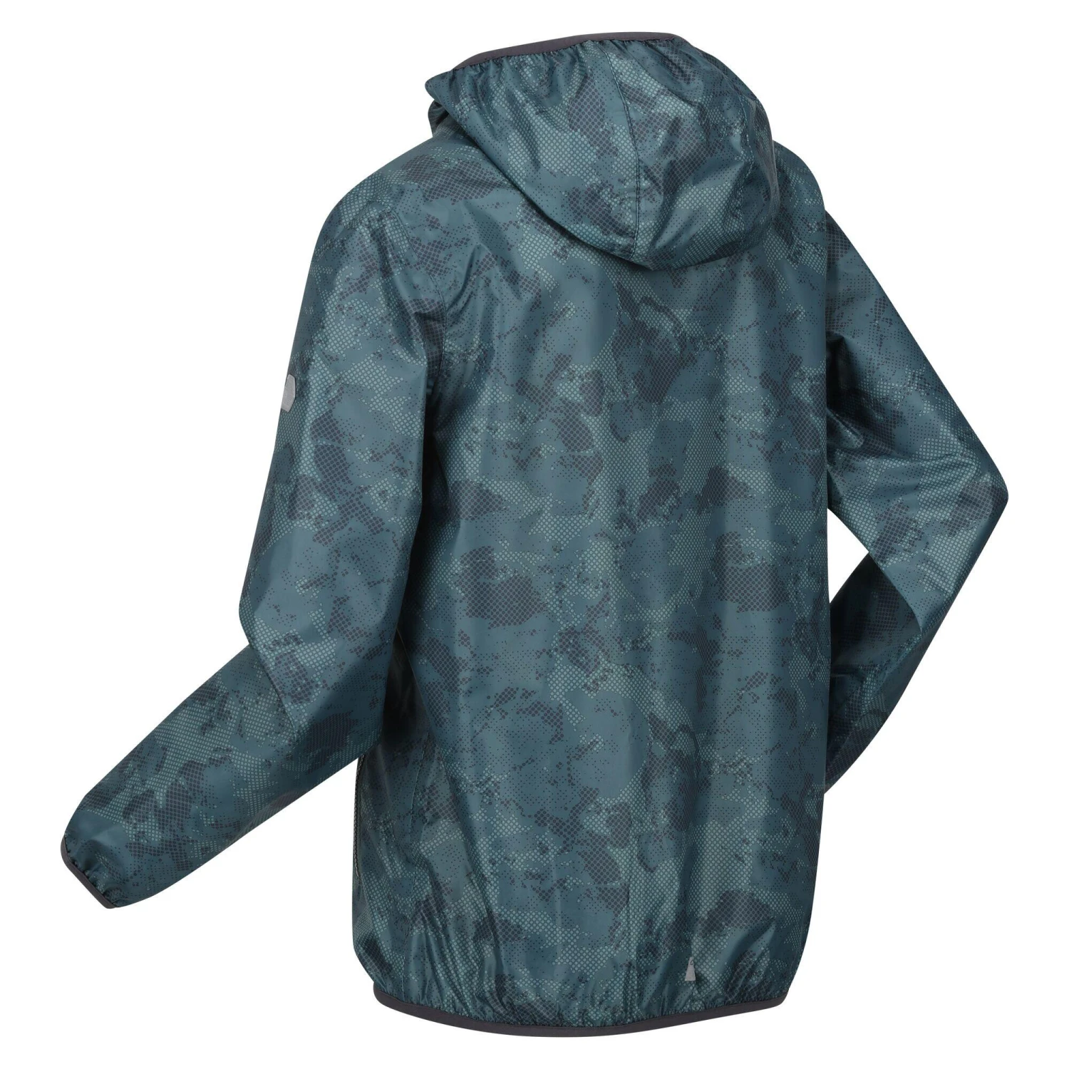 Regatta Kids' Printed Lever Packaway Waterproof Jacket 4 Regatta Kids' Printed Lever Packaway Waterproof Jacket - Image 2