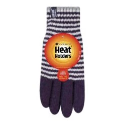 Ladies Striped Fleece Lined Knitted Warm Winter Thermal Gloves -Outdoor Sporting Goods k9e222181203d51ae7e994f56aab33c6b